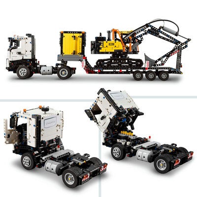 LEGO Technic 42175 Volvo FMX-trailer og EC230 el-gravemaskin