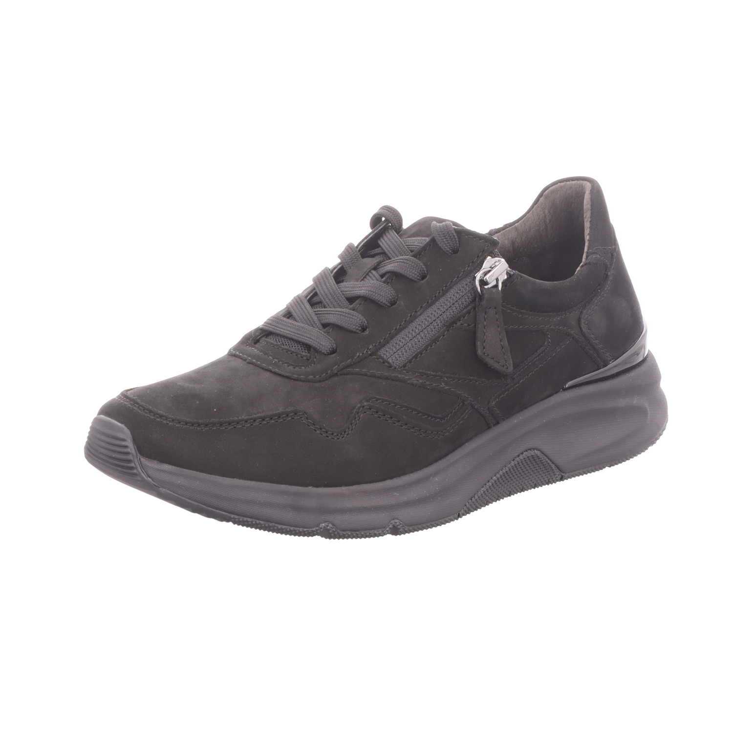Gabor Comfort Damen-Schnürhalbschuh Schwarz
