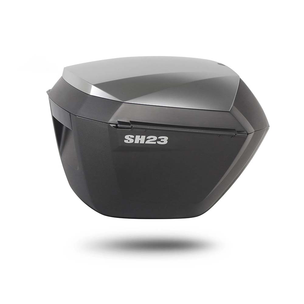 Shad - Valises latérales SH23 Alu Look Noir / Aluminium