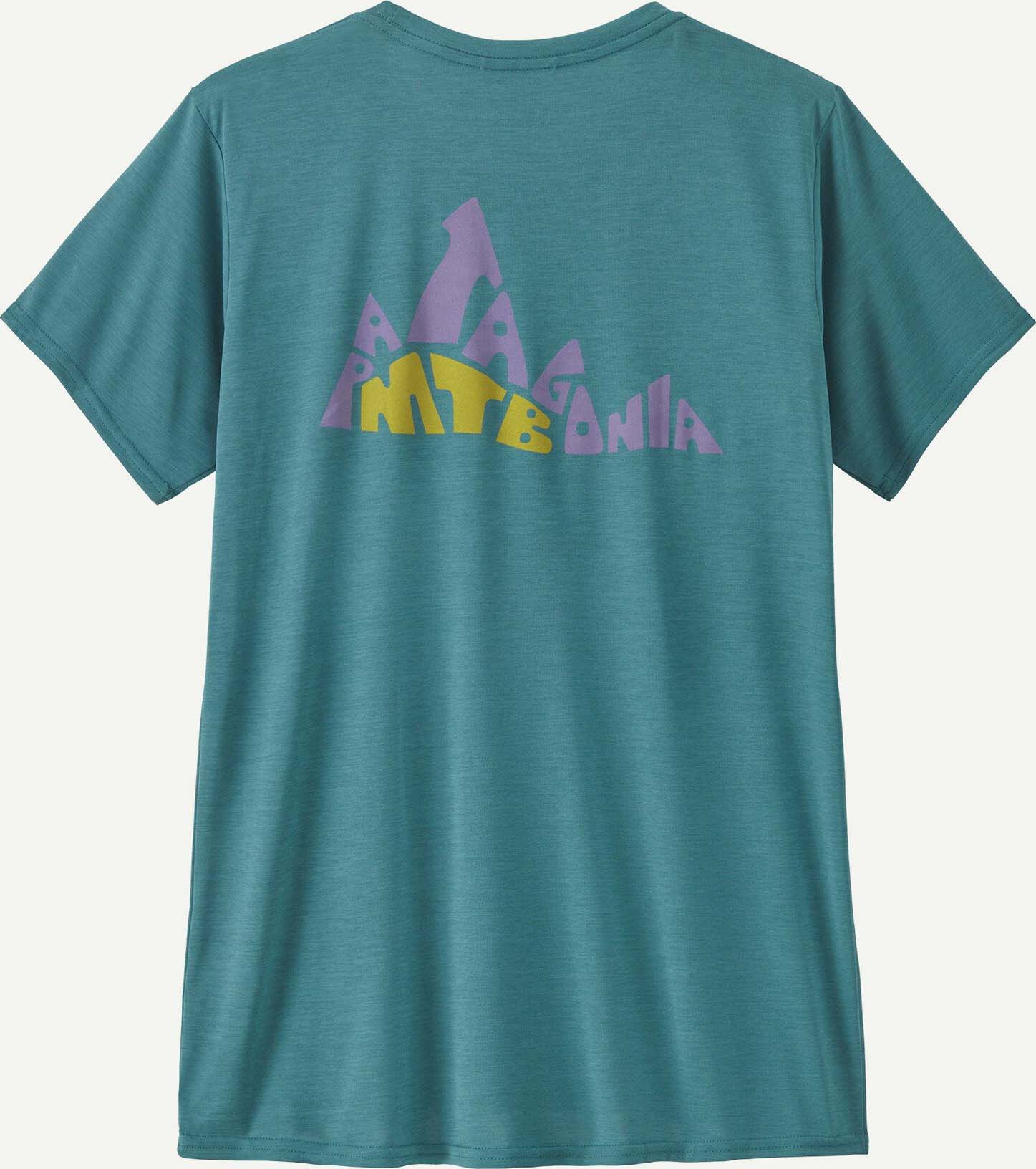Cap Cool Daily Graphic Shirt Dame Berm Logo: Wetland Blue X-Dye