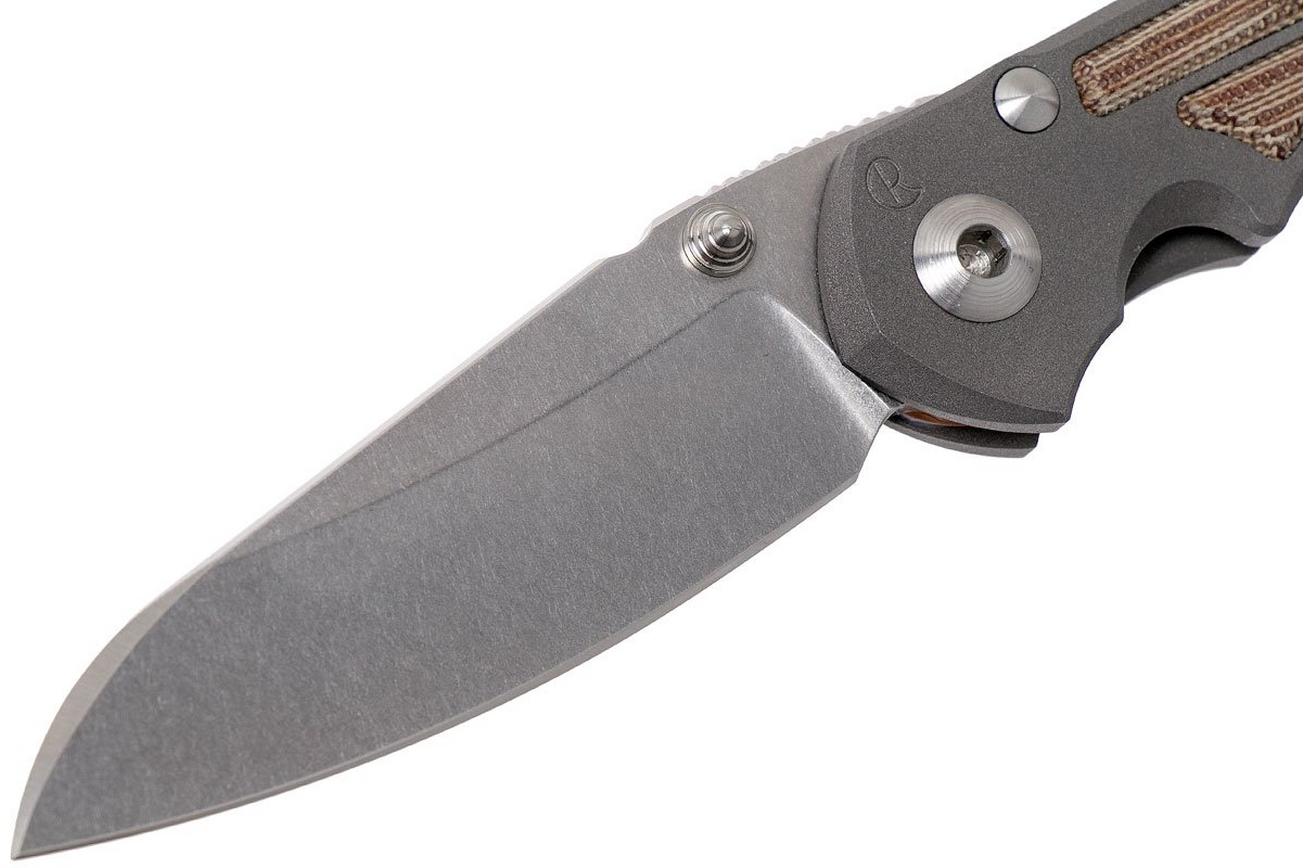 Chris Reeve Small Inkosi Insingo Natural Micarta Inlays SIN-1030 zakmes