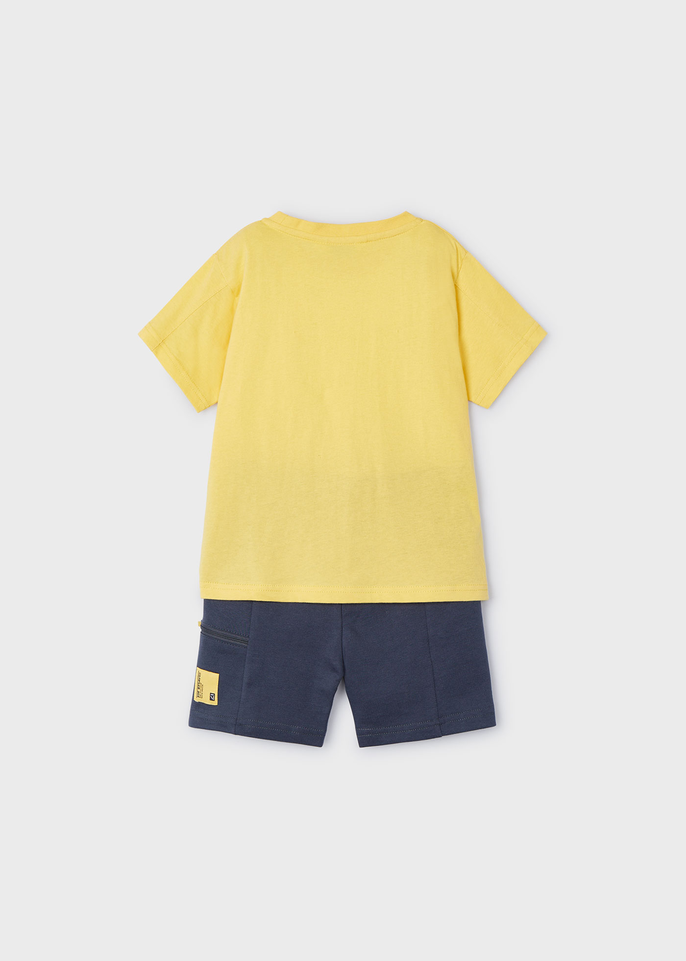 Conjunto de 2 peças com mensagem para menino, branco