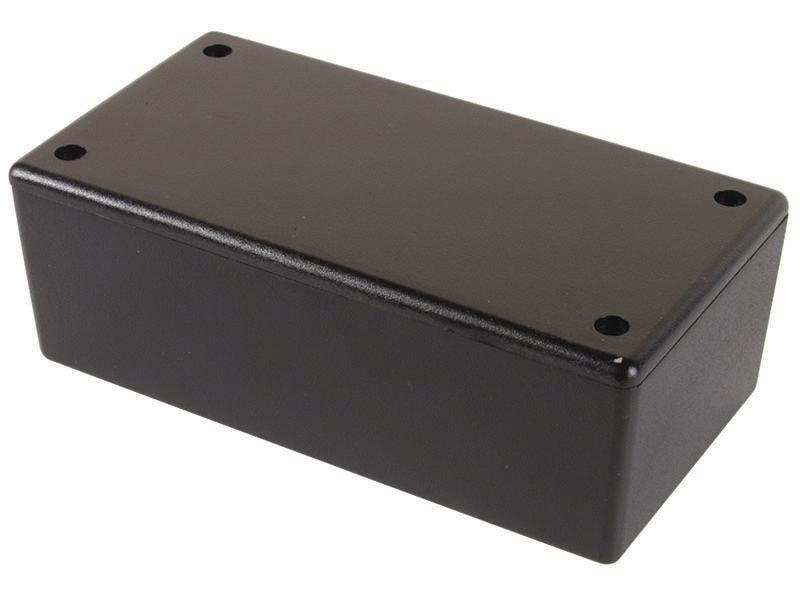 Velleman Gehäuse WCAH2853, 130x70x45mm Schwarz ABS-Plastikgehäuse, Schwarz