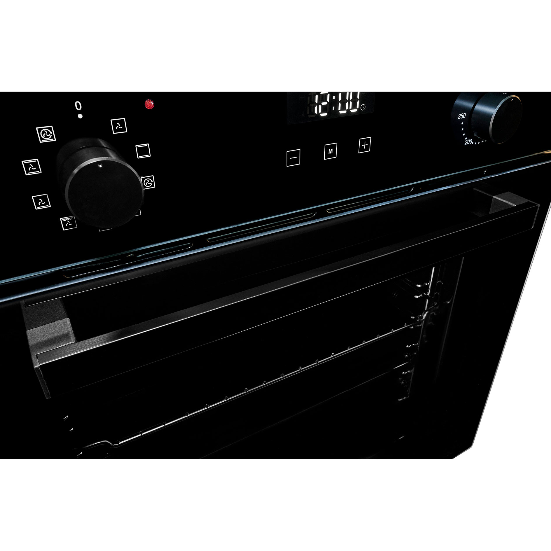 EXQUISIT Einbau-Backofen EBE 257-H-020 - schwarz - A