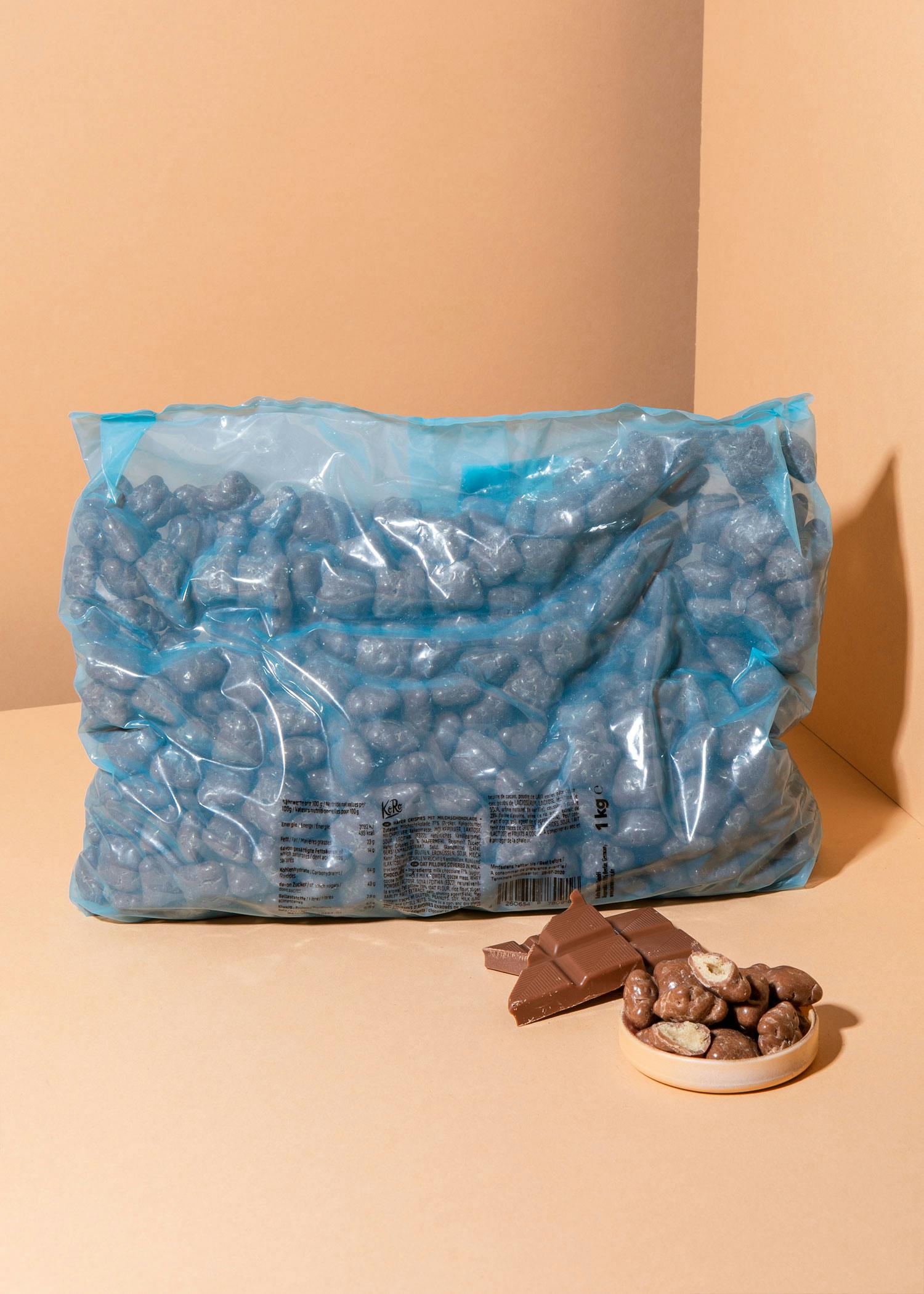 Hafer Crispies mit Milchschokolade 1 kg