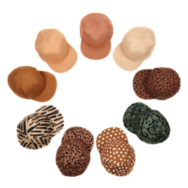 Printed cap - nude