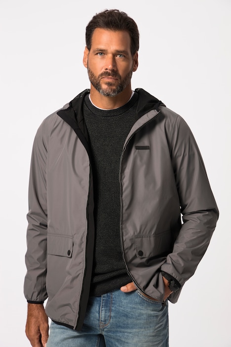 JP1880 Regenjacke, Vollfunktion, Outdoor 3x-Funktion, Kapuze, wasserdichte Zipper