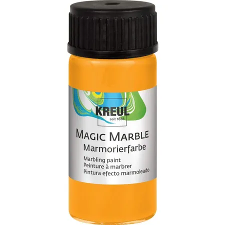 KREUL Magic Marble Marmorierfarbe Neonorange 20 ml