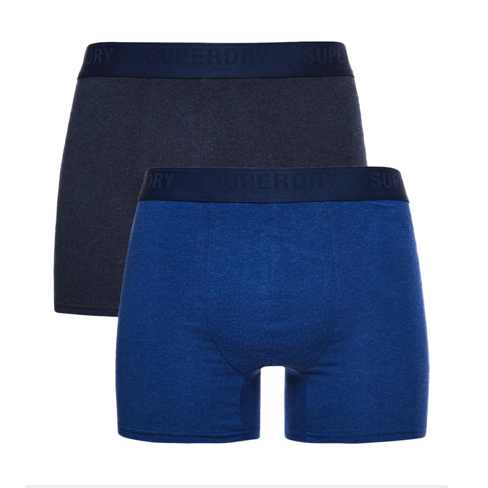 Superdry Lot x2 Boxers Bleu/Marine Homme Superdry M3110346A