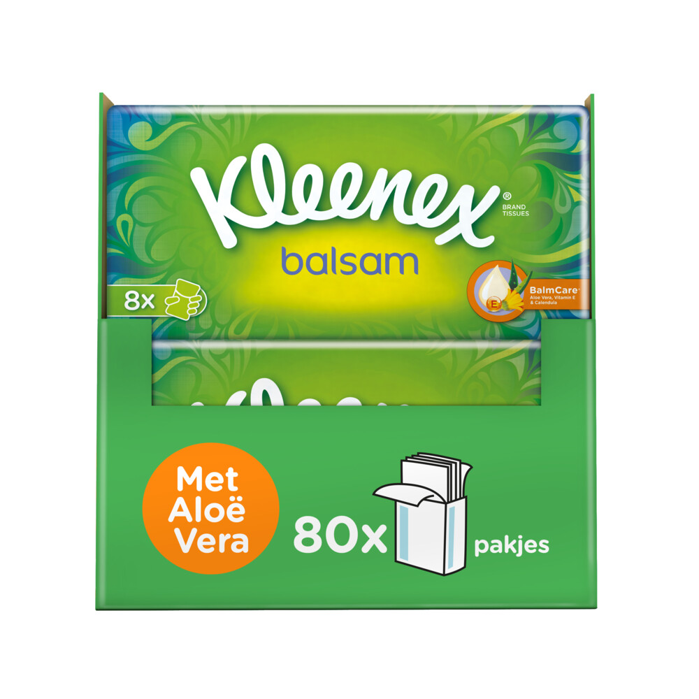 10x Kleenex Balsam Tissues8 stuks