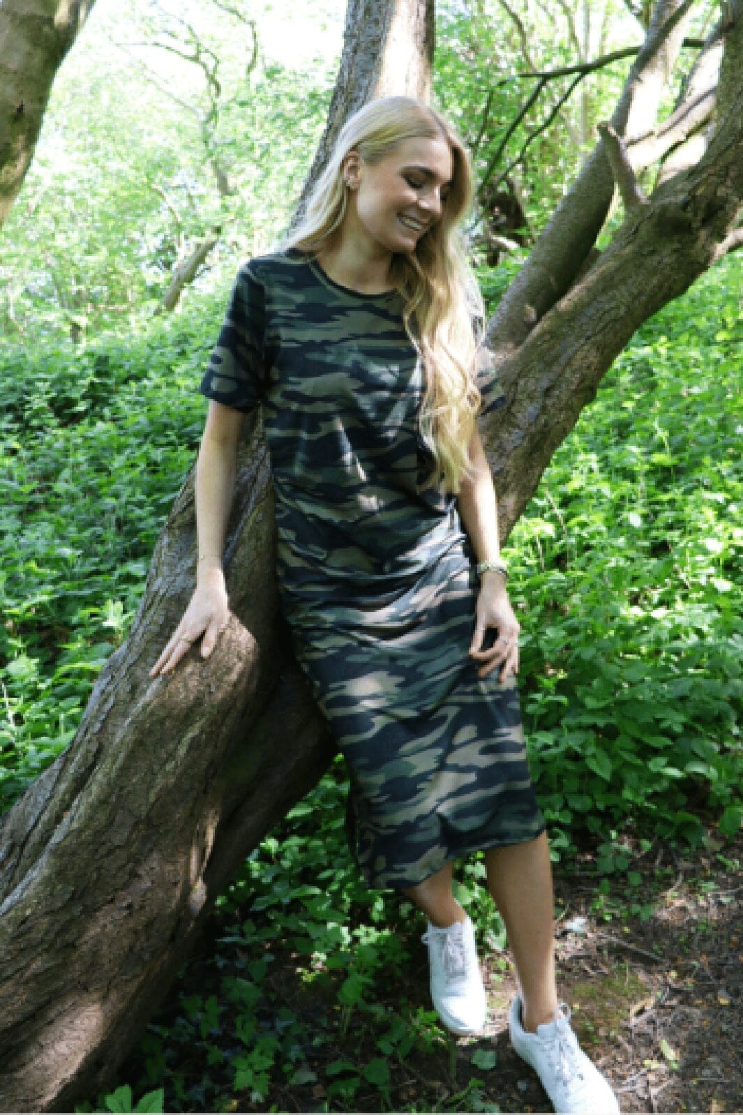 Liberte Alma-Tshirt-Dress dusty camo