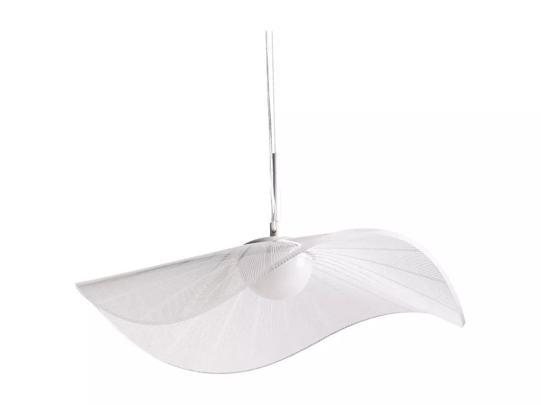 Lampe LED suspendue LOIRE Métal Blanc