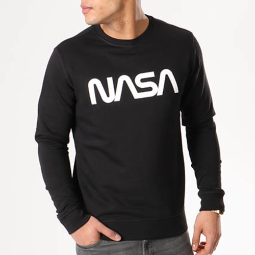 Sweat Crewneck Worm Logo Noir