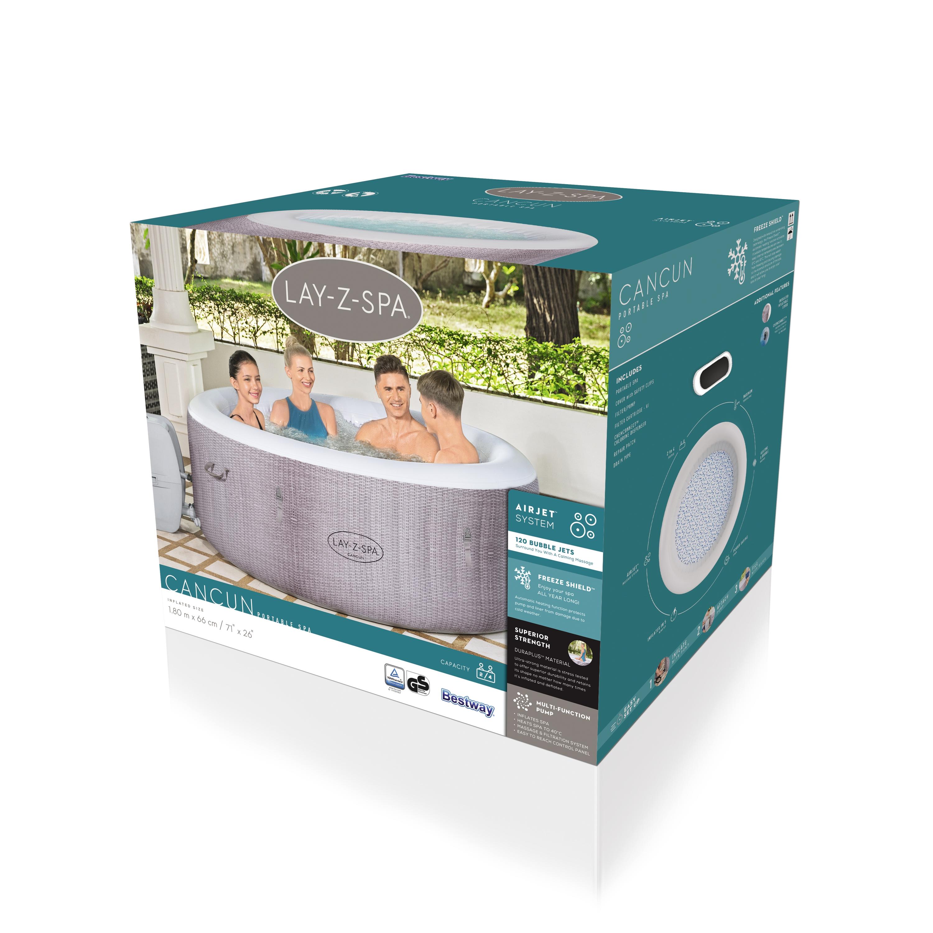 Bestway Whirlpool Lay-Z-Spa CANCUN 4 Personen