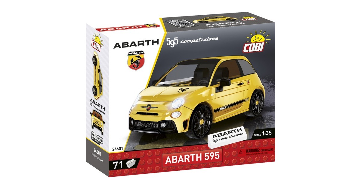 COBIAbarth 595 Competizione Constructiespeelgoed  (schaal 1:35)
