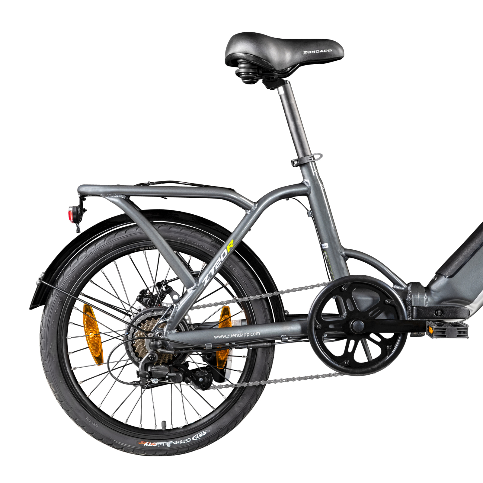Zündapp Elektro-Klapprad ZT20R - grau-grün - 20''