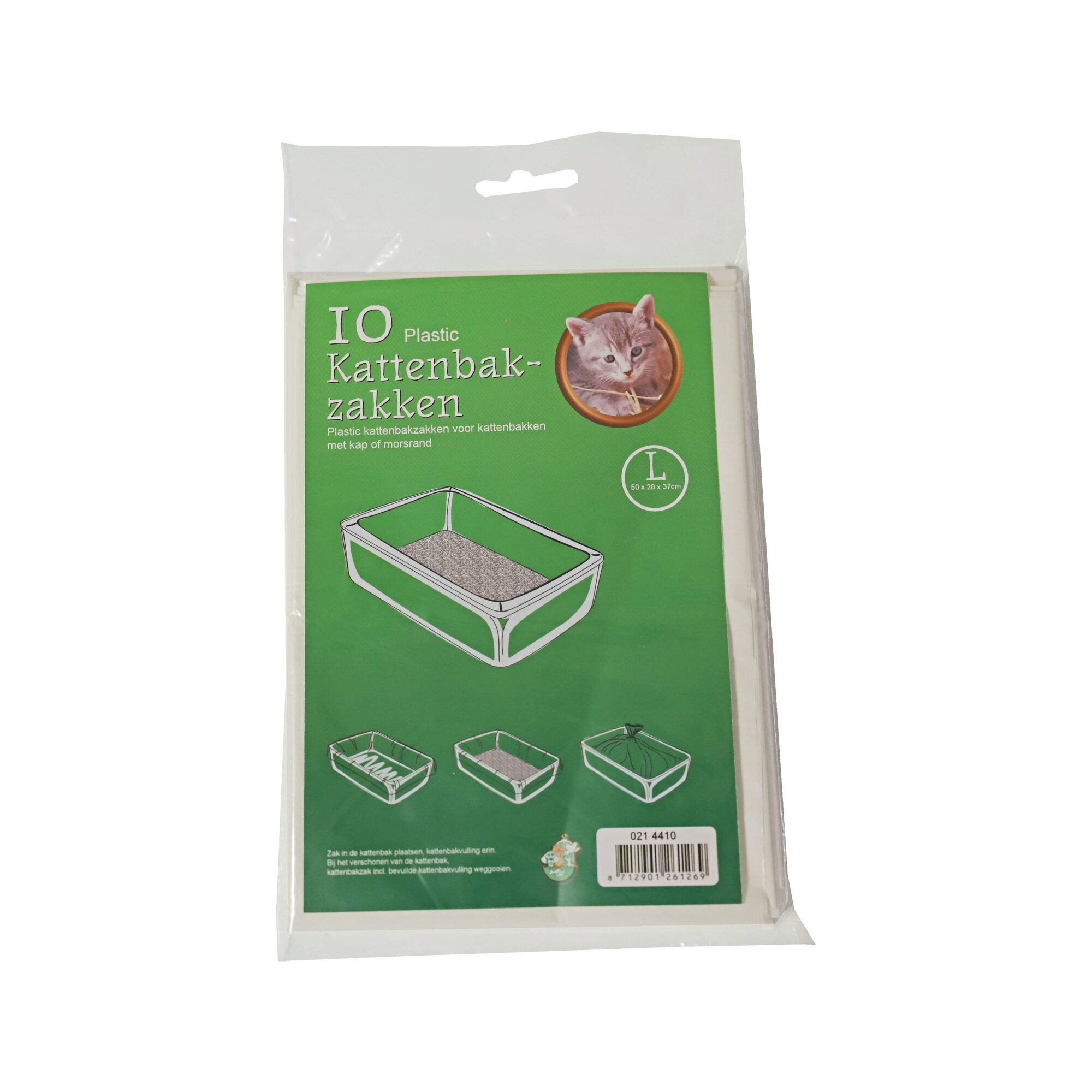 Boon Kattenbakzak wit