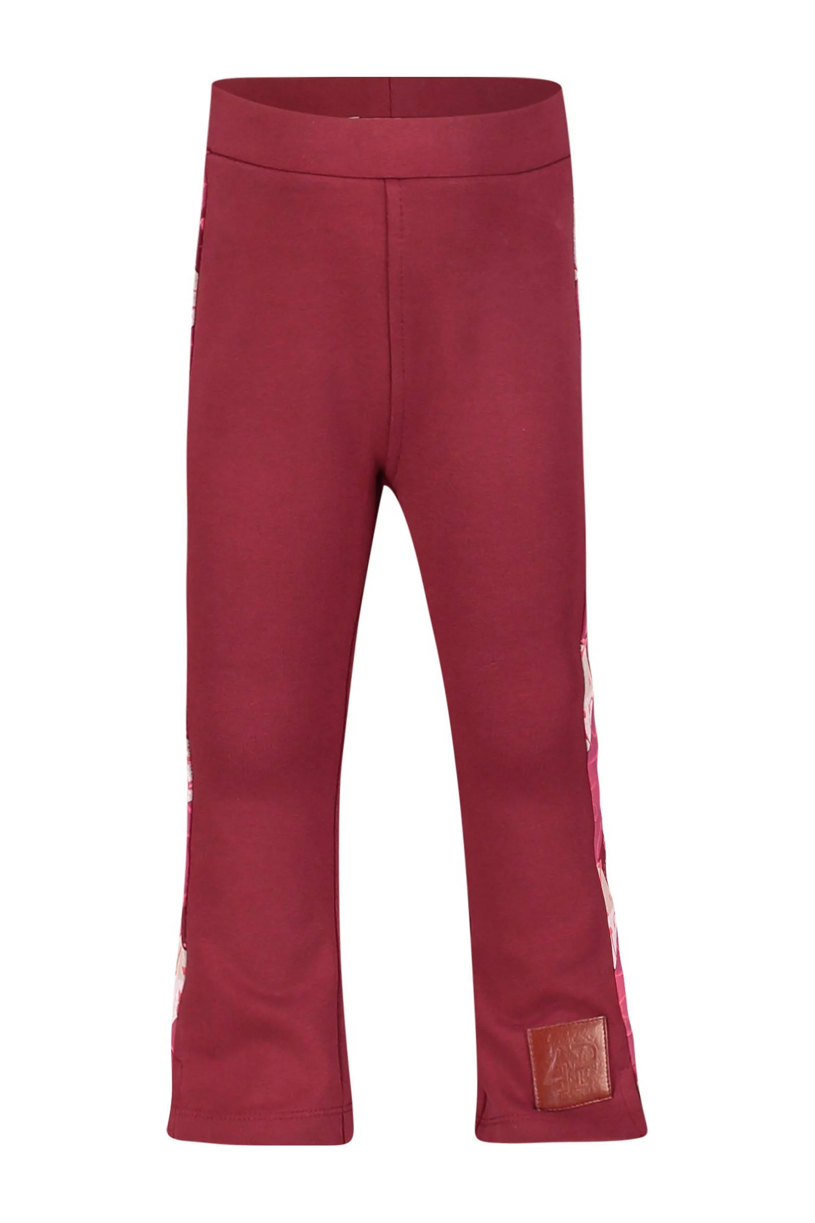 4PRESIDENT flared broek Maite donkerrood