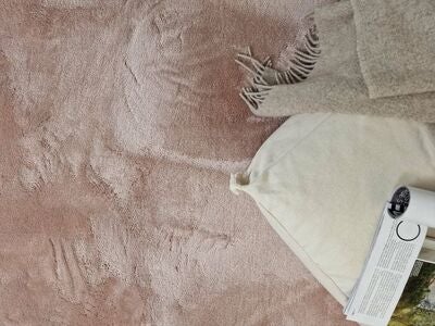KM Carpets Cozy Gulvteppe 110x160, Dusty Pink
