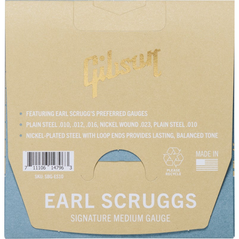 Gibson Earl Scruggs Banjo String Set Signature Medium Gauge snarenset voor banjo