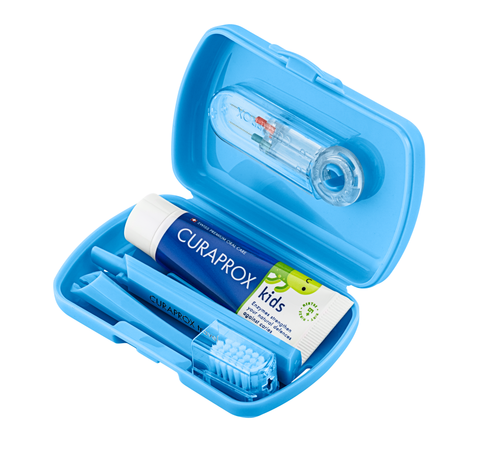 CURAPROX kids Travel Set<br>1 Stück, Box, blau