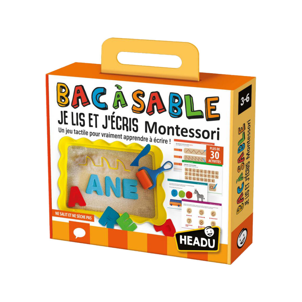 Bac à Sable - Je Lis et j'Ecris Montessori