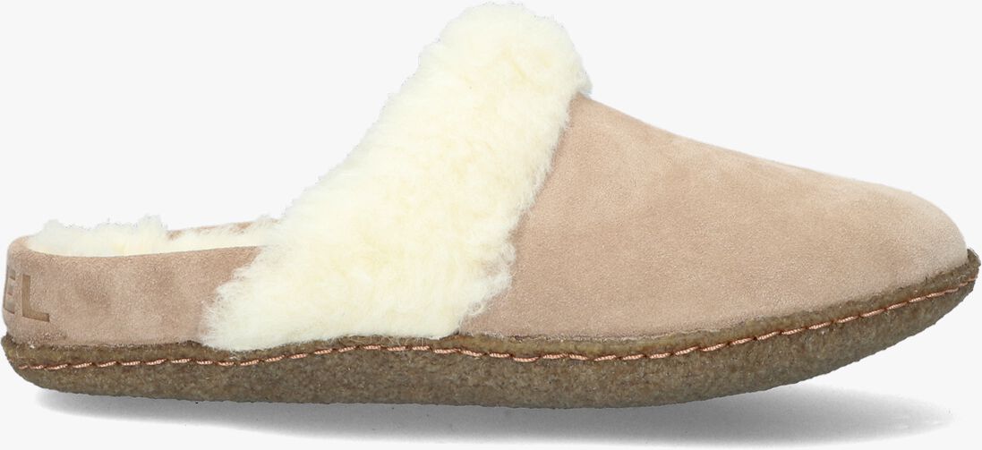 SOREL taupe sorel pantoffels nakiska slide