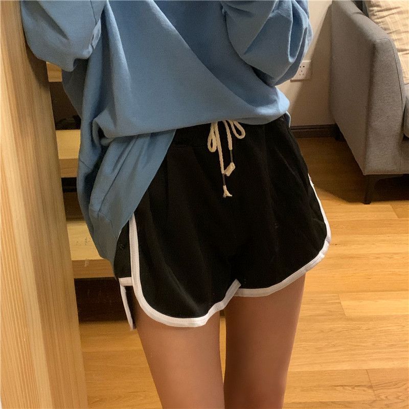Monroll - Shorts met contrasterende afwerking