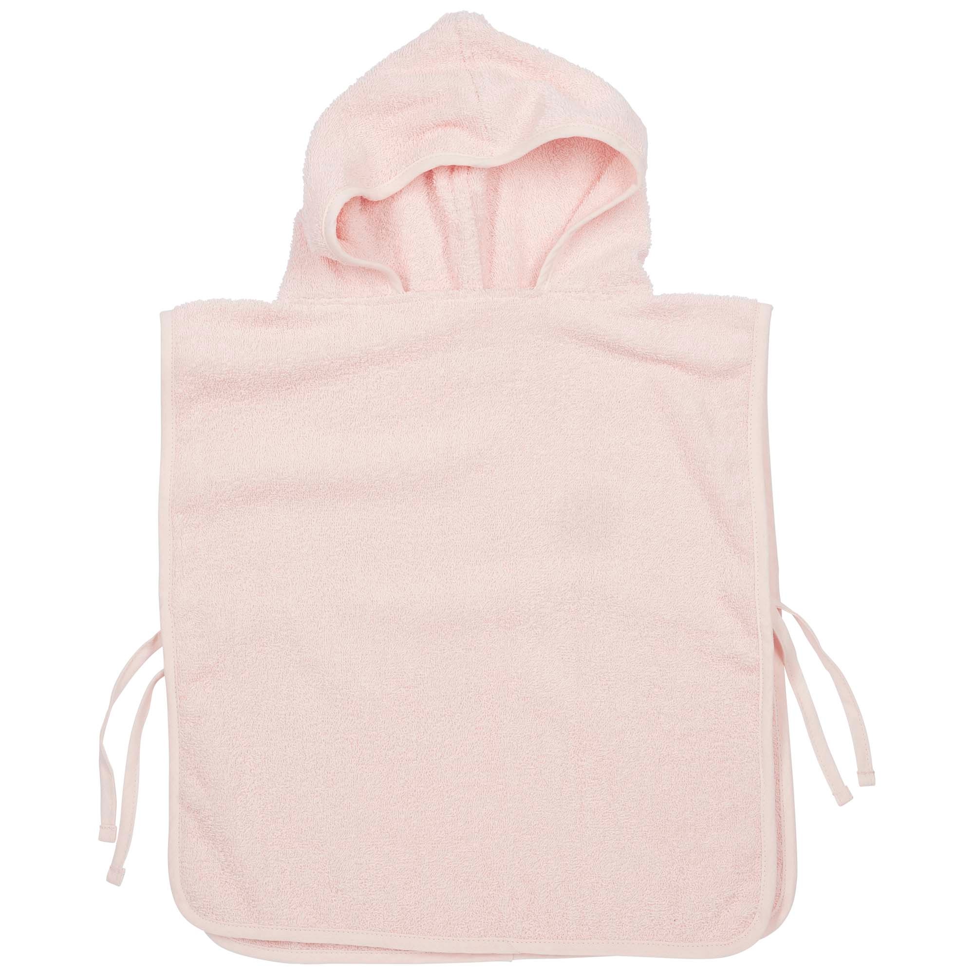 Meyco badponcho badstof roze