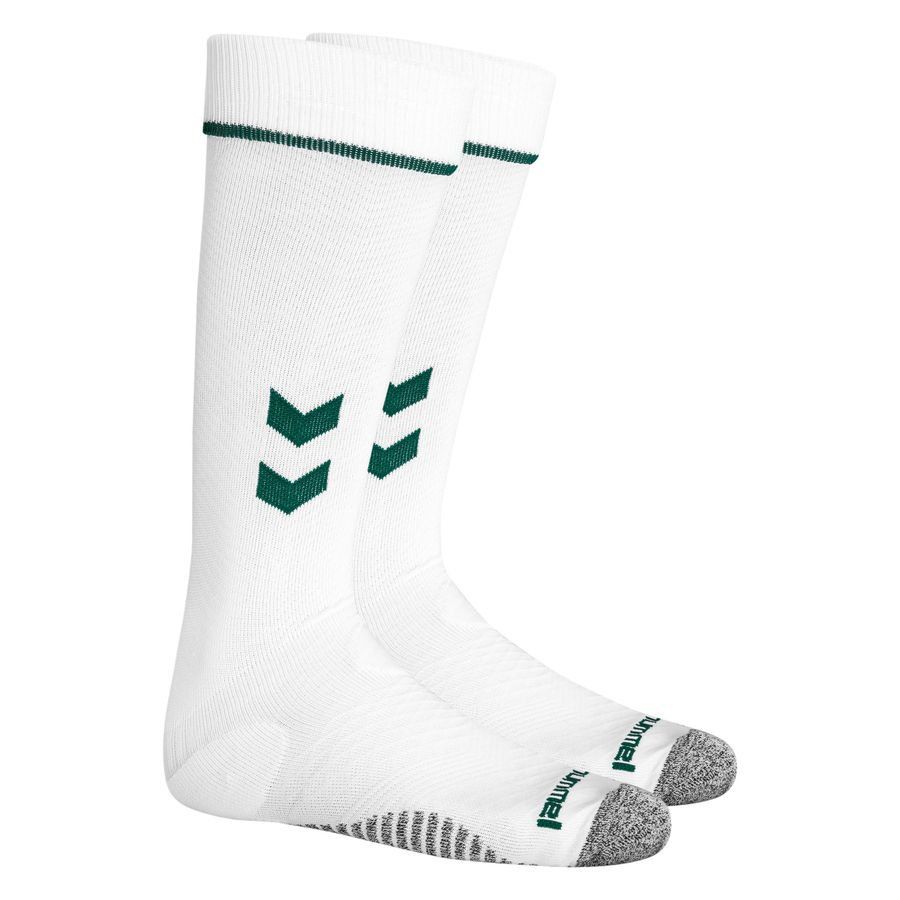 Hummel Pro Chaussettes de Football - Blanc/Vert