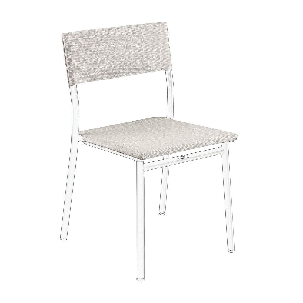 Ersatzbezug Stuhl Oron Batyline® Duo Grau Galet
