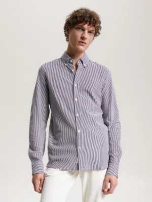 Camisa listrada slim fit da coleção 1985