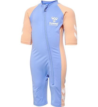 Hummel Bådeheldragt - HmlCala - UV40+ - Blå/Rosa