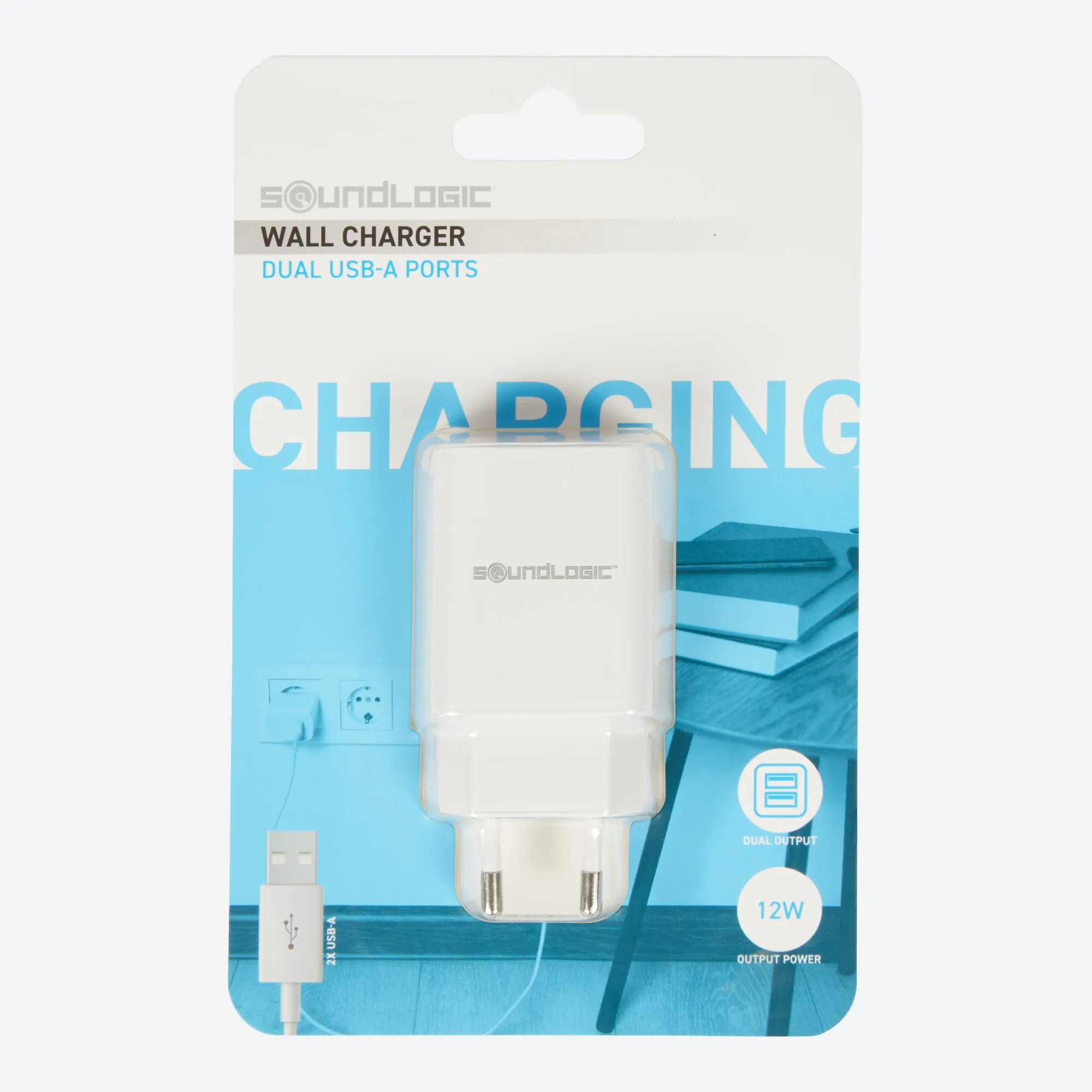 Soundlogic Ladegerät mit 2 USB-A-Anschlüssen