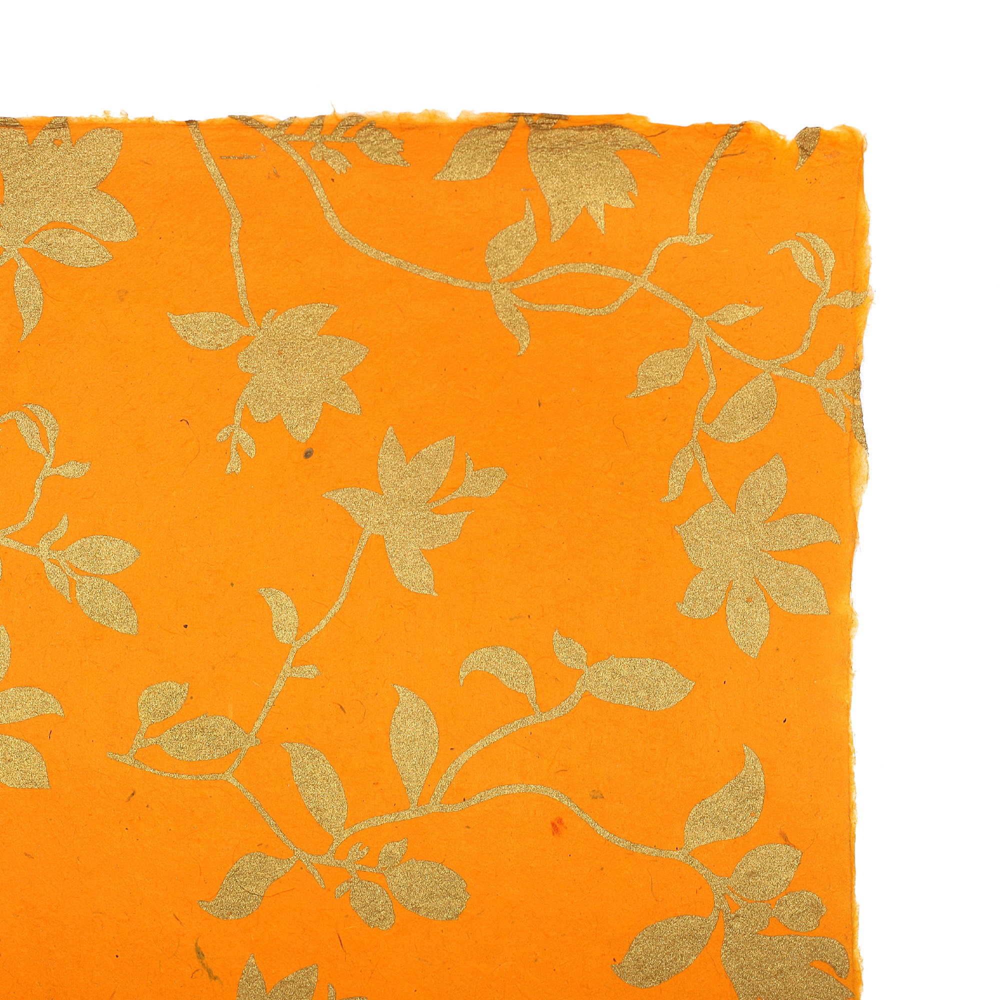 Geschenkpapier 'Blumen', gelb, gold, T 76 cm, B 51 cm günstig bestellen