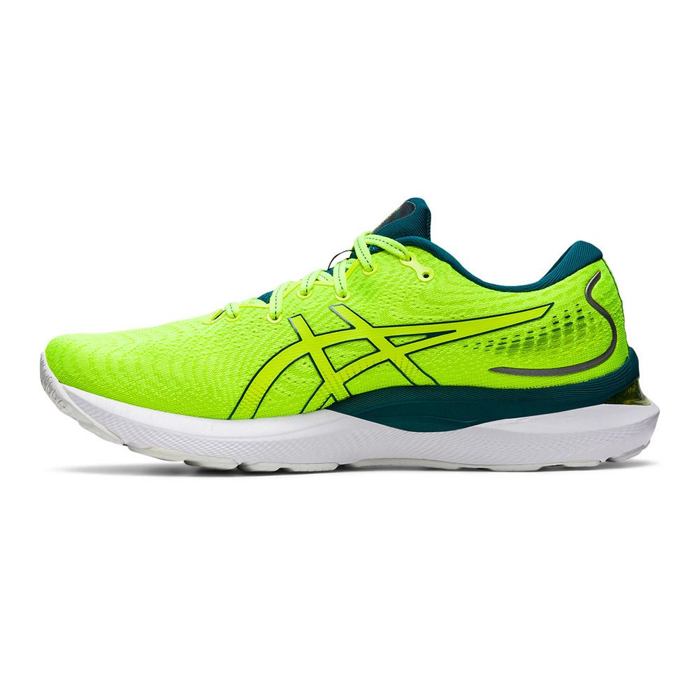 Asics GEL-CUMULUS 24 - Chaussures running Homme safety yellow/velvet pine