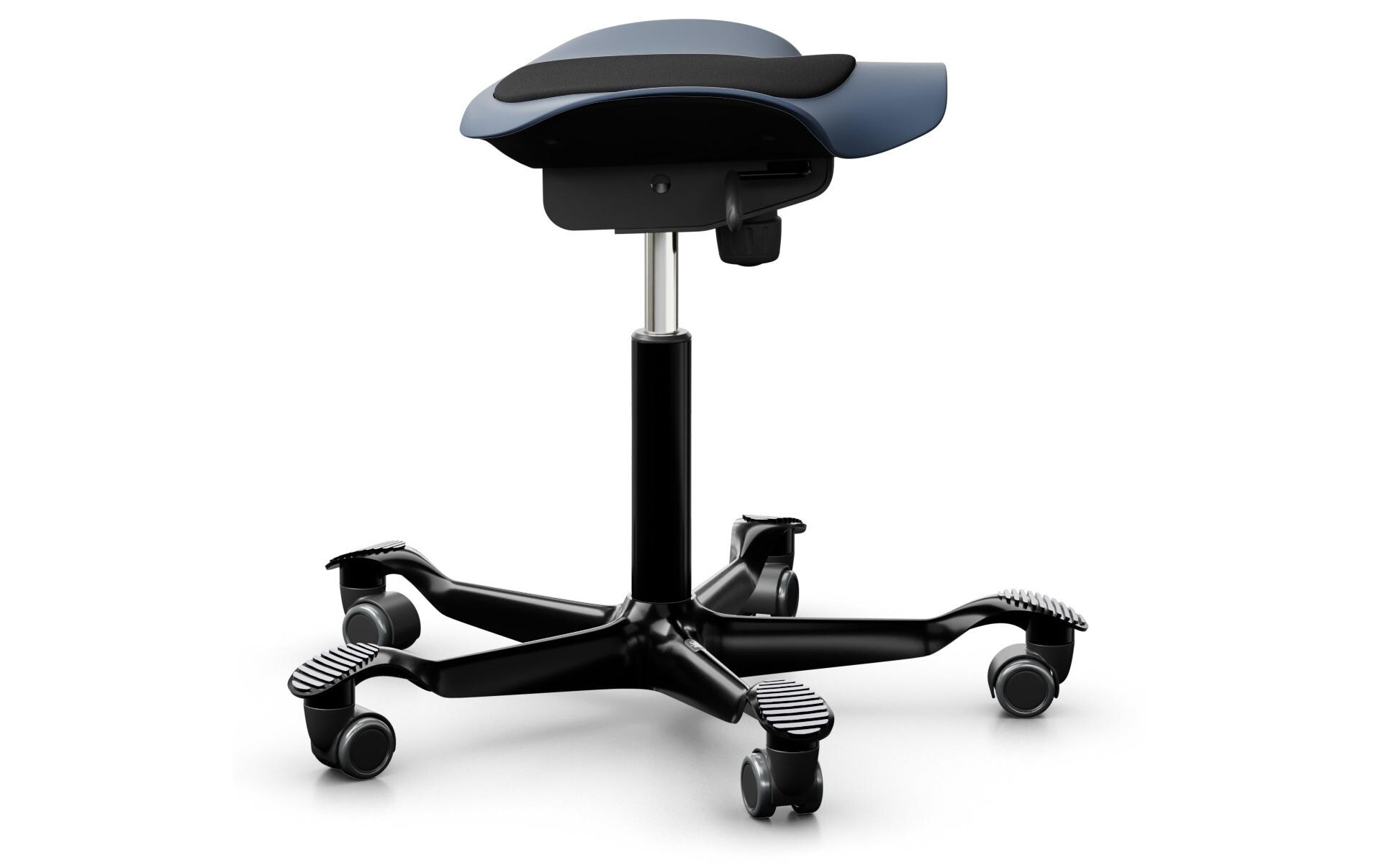 Bürostuhl Capisco Puls 8001 Blueberry<br>Höhenverstellbarer, ergonomischer Sitz-Hocker