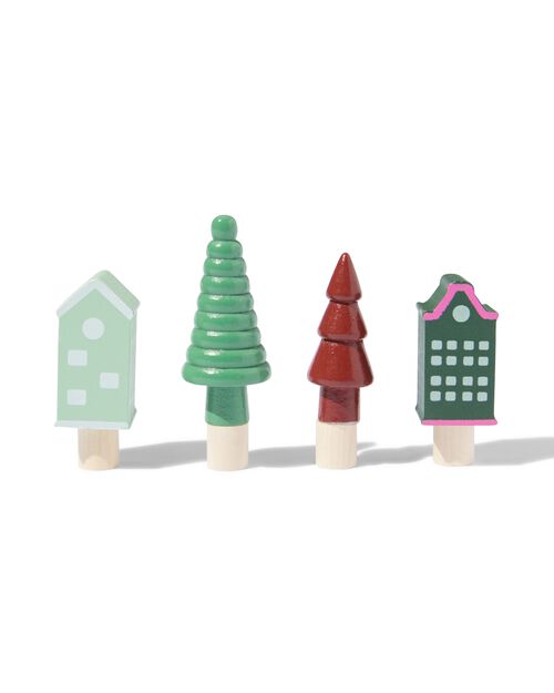 Jeu de figurines en bois