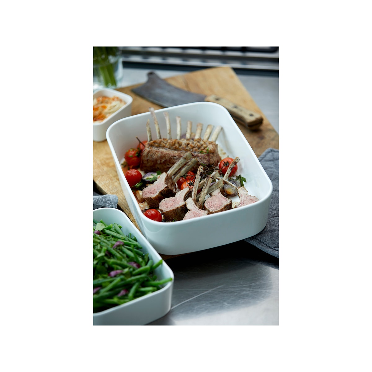 Rosti Modula Dish 15 x 11 x 5 cm White
