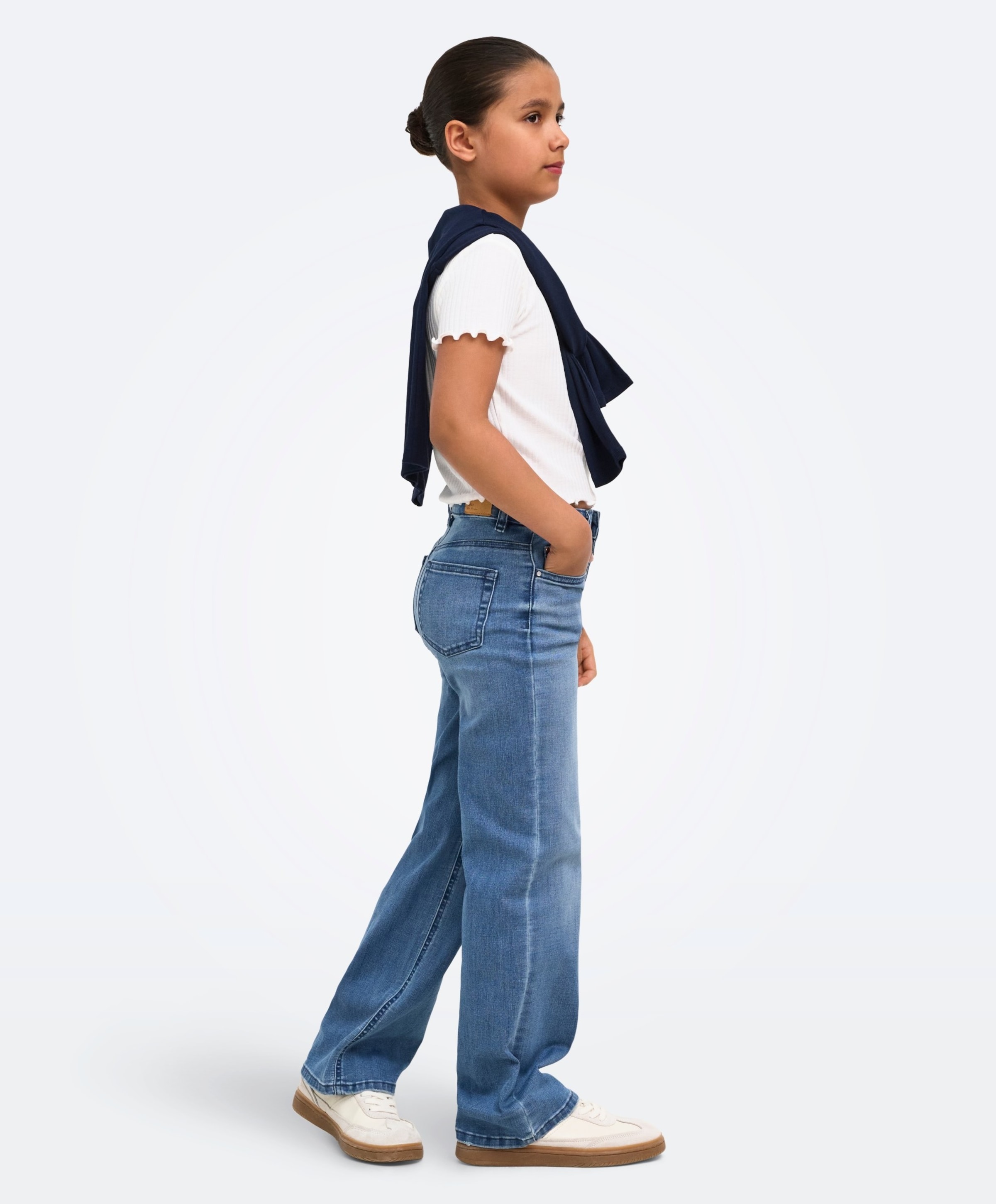 Only KOGJUICY-WAUW HW WIDE DNM GUA113 NO meisjes jeans blauw