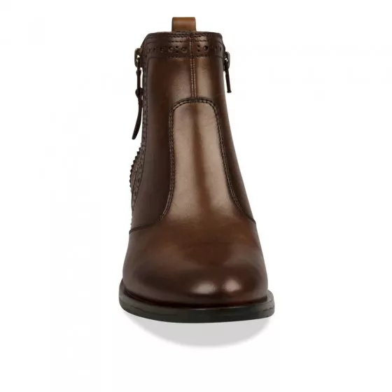 Bottines COGNAC MEGIS ELEGANT