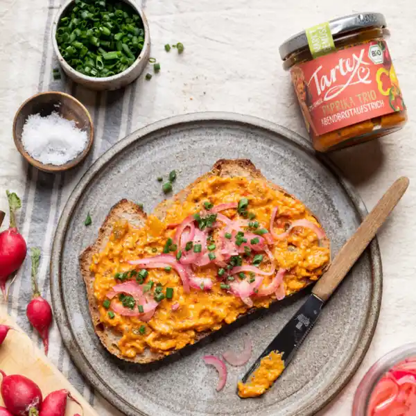 Bio Abendbrotaufstrich Paprika Trio