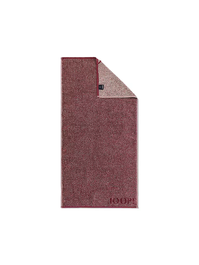 JOOP Handtuch SELECT ALLOVER 50x100cm Rouge dunkelrot