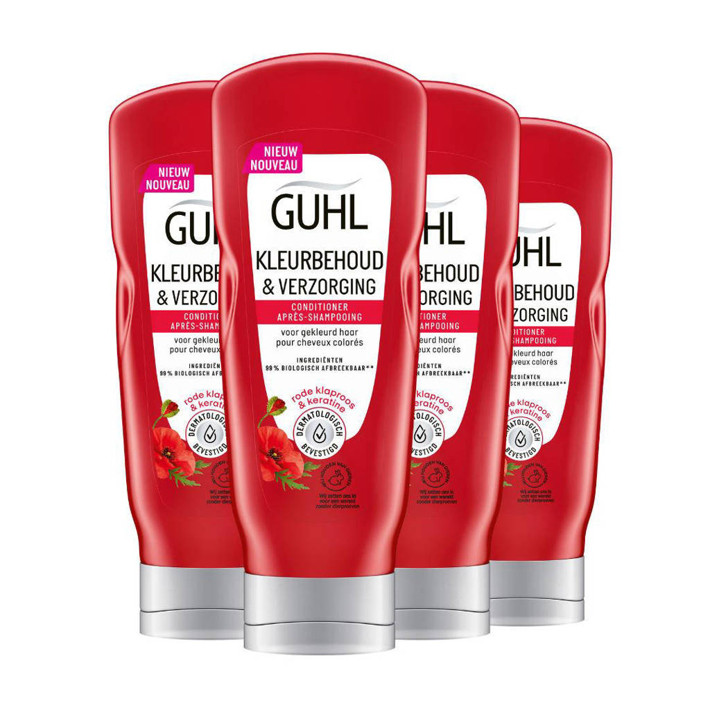 Kleurbehoud & Verzorging conditioner - 4 x 200 ml- voordeelverpakking