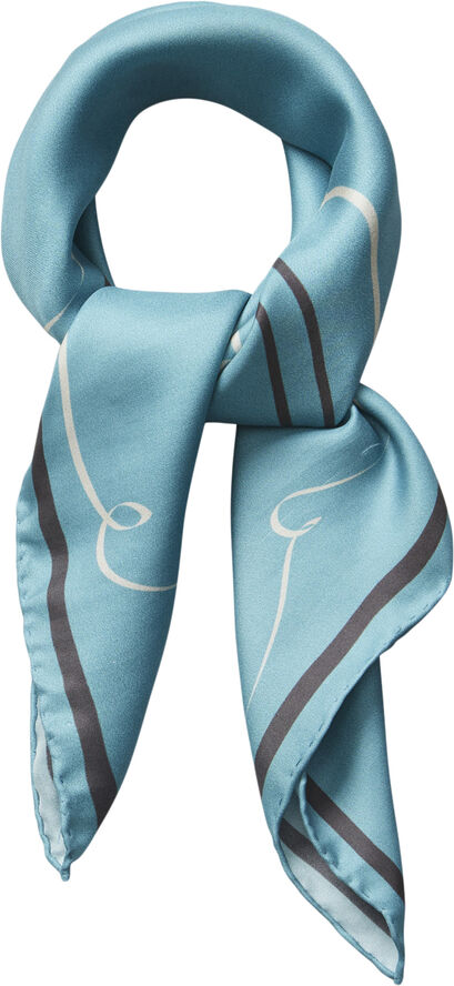 Becksöndergaard Pencia Twill Sia Scarf Mineral blue