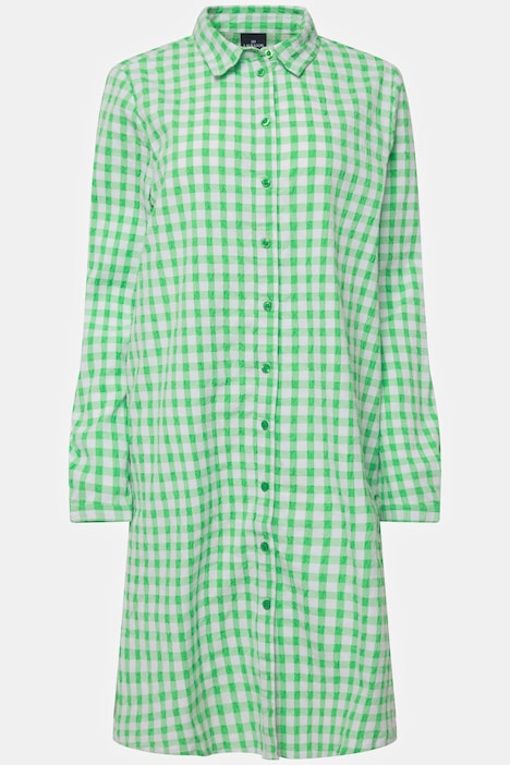 Karo Hemdblusenkleid, Oeko-Tex