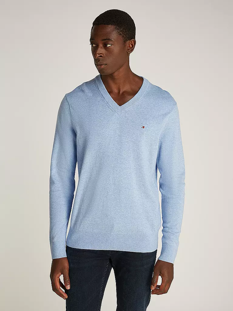 TOMMY HILFIGER Pullover hellblau