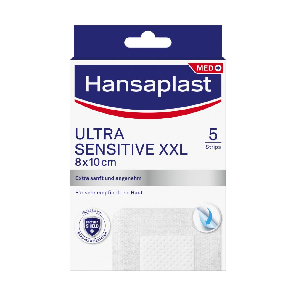 HansaplastUltra Sensitive XXL, 8 x 10 cm