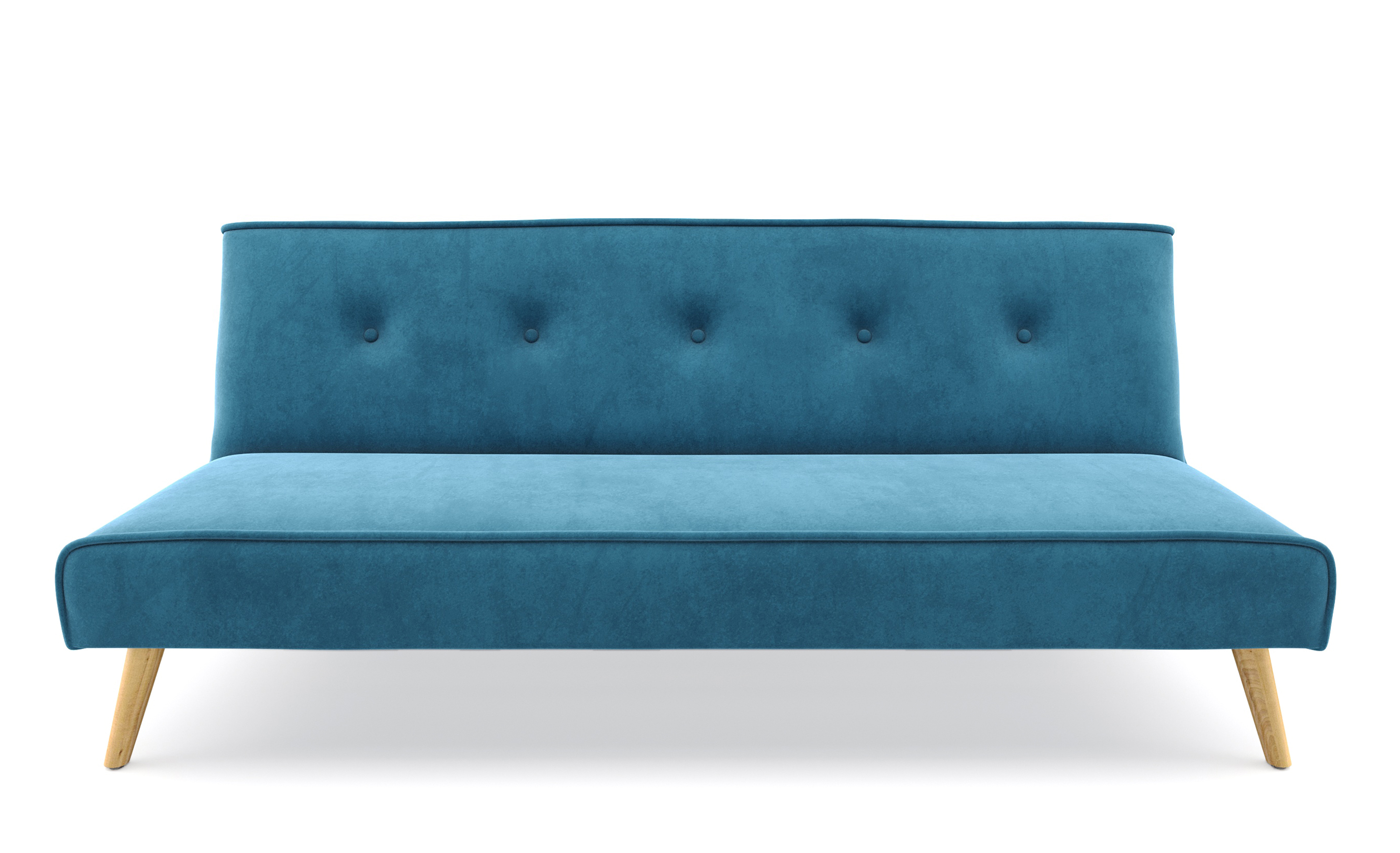 Schlafsofa Samt LEA türkis