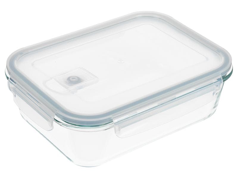 FURBER Vorratsbehälter Glas, 4 Stück Spülmaschinenfeste und auslaufsichere Frischhaltedosen